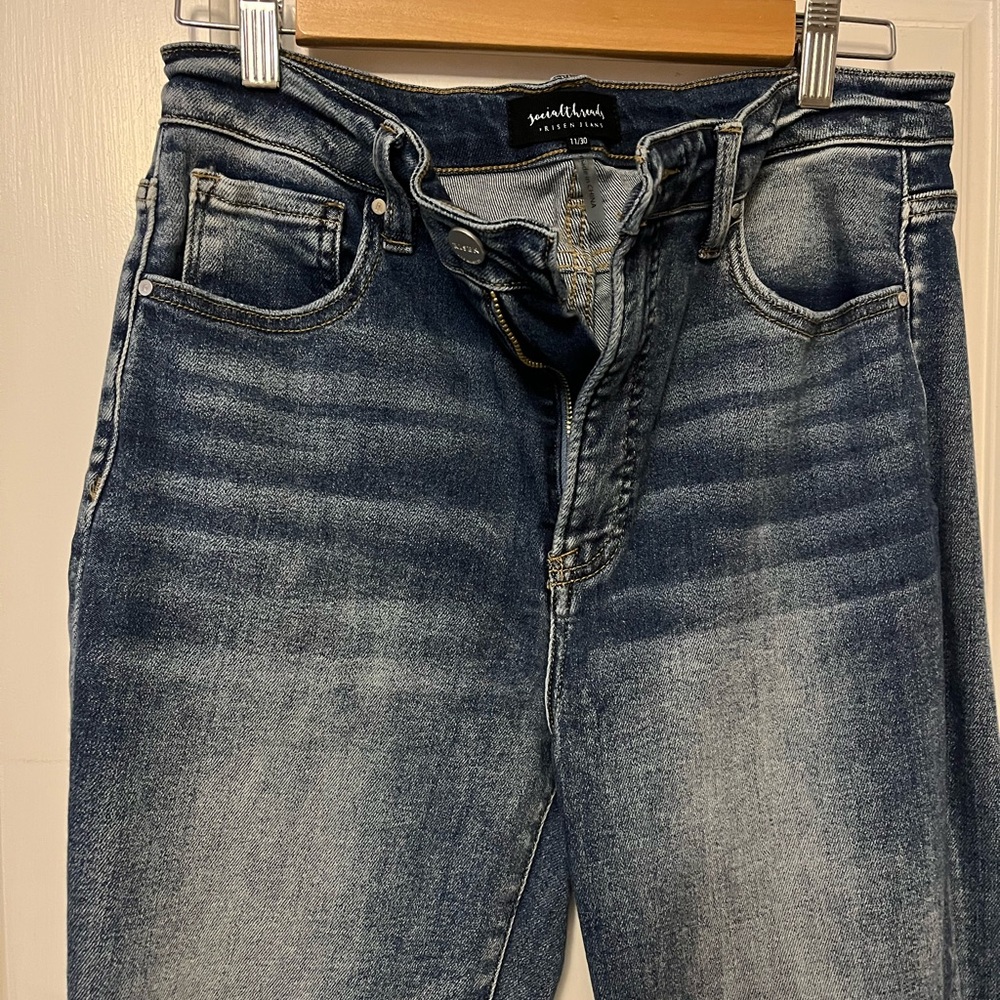 Risen Cora High Rise Kick Flare Ankle Jeans, 30